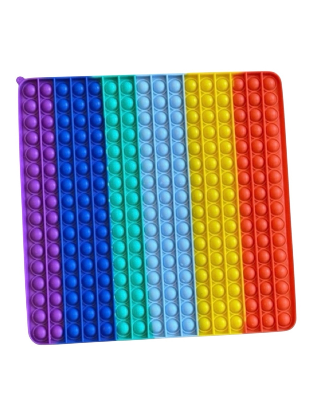 large rainbow push bubble pop-it fidget toy